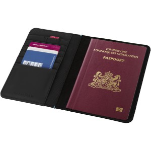 Odyssey RFID secure passport cover, solid black (Travel wallets)