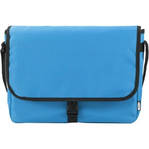 Omaha RPET shoulder bag, Aqua blue (Shoulder bags)