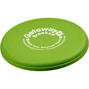 Orbit recycled plastic frisbee, Lime (Sports equipment)