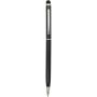 Ore aluminium ballpoint pen with stylus (blue ink), Solid bl