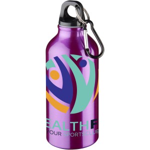 Oregon 400 ml sport bottle with carabiner, Purple (Sport bottles)