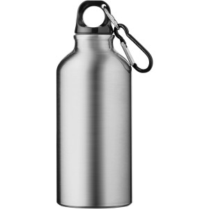 Oregon 400 ml sport bottle with carabiner, Silver (Sport bottles)