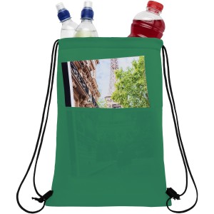 Oriole 12-can drawstring cooler bag 5L, Green (Cooler bags)