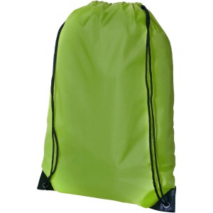 Oriole premium drawstring backpack, Lime (Backpacks)