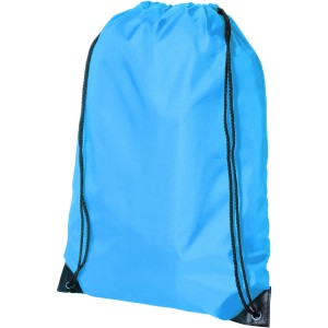 Oriole premium drawstring backpack, Process Blue (Backpacks)