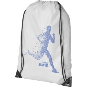 Oriole premium drawstring backpack, White (Backpacks)