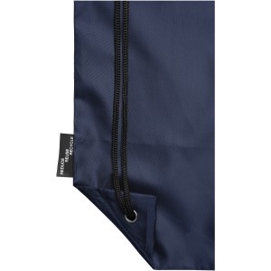 Oriole RPET drawstring backpack, Blue (Backpacks)