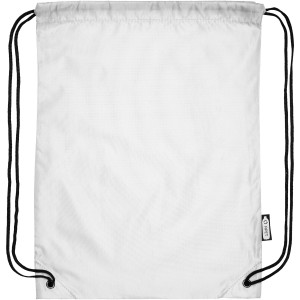 Oriole RPET drawstring backpack, White (Backpacks)