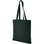 Orissa 100 g/m2 GOTS organic cotton tote bag 7L, Dark green