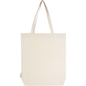 Orissa 180 g/m2 organic wide bottom tote bag 11L, Natural (Shopping bags)