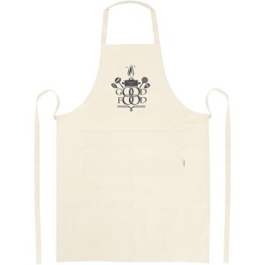 Orissa 200 g/m2 organic cotton apron, Natural (Apron)