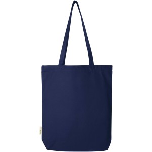 Orissa 270 g/m2 organic tote bag 10L, Navy (Shopping bags)