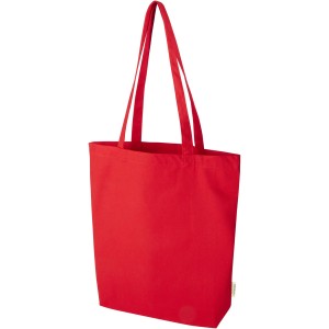 Orissa 270 g/m2 organic tote bag 10L, Red (Shopping bags)