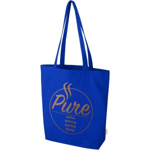 Orissa 270 g/m2 organic tote bag 10L, Royal blue (Shopping bags)