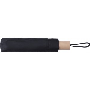RPET 190T umbrella Brooklyn, black