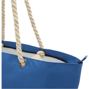 Panama GRS recycled beach cooler tote bag with cord handles, (Cooler bags)