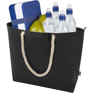 Panama GRS recycled beach cooler tote bag with cord handles, (Cooler bags)