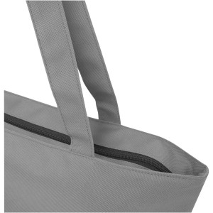 Panama GRS recycled zippered tote bag 20L, Grey (Shopping bags)