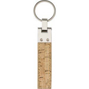 Cork keyring Elowen, brown