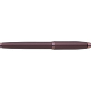 Parker IM Monochrome PVD rollerball, burgundy (Metallic pen)