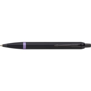 Parker IM Vibrant Rings PVD ballpoint pen, black/purple