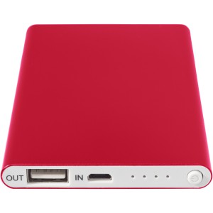 Pep 4000 mAh power bank, Red (Powerbanks)