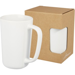 Perk 480 ml ceramic mug, White (Mugs)