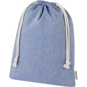 Pheebs 150 g/m2 GRS recycled cotton gift bag large 4L, Heath