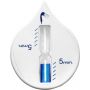 Plastic shower timer Alaya, white