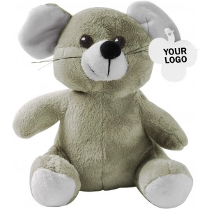 Plush mouse Lia, grey (Games)