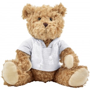 Plush teddy bear Monty, white