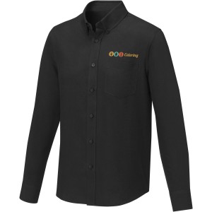 Pollux long sleeve men?s shirt, Solid black (shirt)