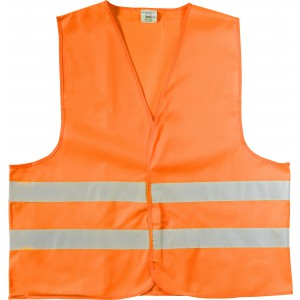 Polyester (150D) safety jacket Arturo, orange, M (Reflective items)