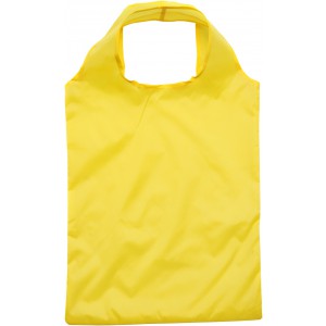 Polyester (190T) shopping bag Benjamin, yellow (Shopping bags)