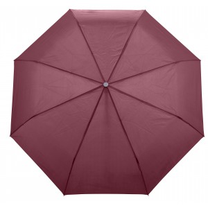 Polyester (190T) umbrella Romilly, burgundy (Foldable umbrellas)