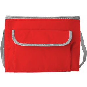 Polyester (420D) cooler bag Nikki, red (Cooler bags)