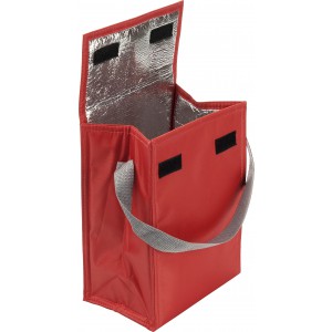 Polyester (420D) cooler/lunch bag Sarah, red (Cooler bags)