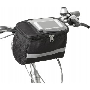 Polyester (600D) bicycle cooler bag Prisha, black (Bycicle items)