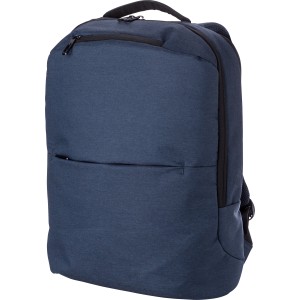 Polyester (600D) laptop backpack Nicolas, Blue (Backpacks)