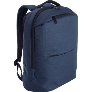 Polyester (600D) laptop backpack Nicolas, Blue (Backpacks)