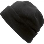 Polyester fleece (200 gr/m2) beanie Elliana, black (1741-01CD)