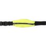 Polyester lycra (220 gr/m2) waist bag Bastian, fluor yellow