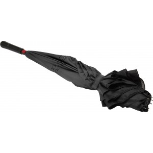 Pongee umbrella Constance, black (Umbrellas)