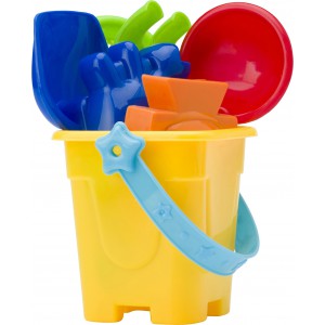 PP beach bucket Mathilda, custom/multicolor (Games)