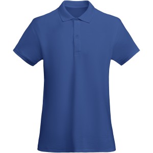 Prince organic cotton short sleeve women's polo, Royal blue