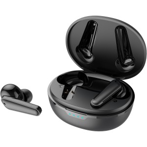 Prixton TWS158 ENC and ANC earbuds, Solid black (Earphones, headphones)