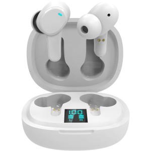 Prixton TWS159 ENC and ANC earbuds, White (Earphones, headphones)