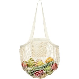 Pune 100 g/m2 GOTS organic mesh cotton tote bag, Natural (Shopping bags)