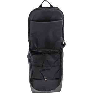 PVC backpack Asim, black (Backpacks)