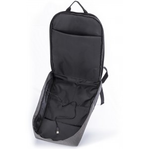 PVC backpack Asim, black (Backpacks)